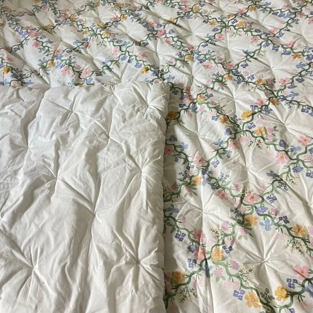 Pottery Barn Kids x Rifle Paper Co. Floral Trellis Comforter Only Twin Preowned